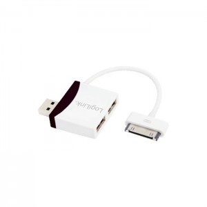 Logilink Hub 2 Portas USB 2.0 iPhone/iPad/iPod